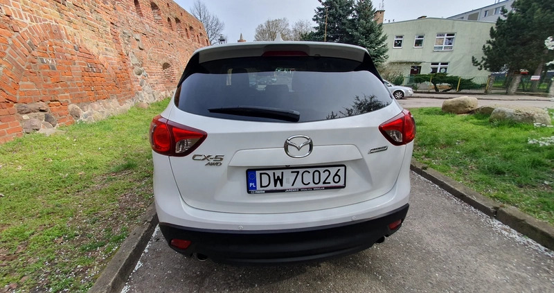 Mazda CX-5 cena 65300 przebieg: 142857, rok produkcji 2013 z Brzostek małe 562